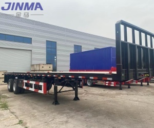 2-axle flatbed semi-trailer - flatbed semi-trailer - Trailer manufacturer, semi-trailer factory, truck and dump truck supp...