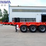 Skeleton semi-trailer