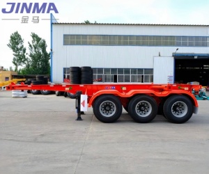 20ft skeleton semi-trailer - Semi Trailer - Trailer manufacturer, semi-trailer factory, truck and dump truck supplier