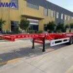 Skeleton semi-trailer