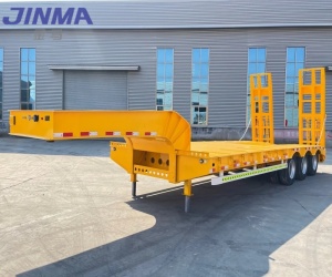 3-axis 50T low bed semi-trailer - Low bed semi-trailer - Trailer manufacturer, semi-trailer factory, truck and dump truck ...