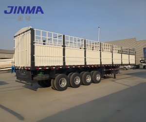 4-axis fence semi-trailer - Fence semi-trailer - Trailer manufacturer, semi-trailer factory, truck and dump truck supplier