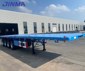 4-axis flatbed semi-trailer - flatbed semi-trailer - Trailer manufacturer, semi-trailer factory, truck and dump truck supp...
