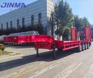 4-axis 60T low bed semi-trailer - Low bed semi-trailer - Trailer manufacturer, semi-trailer factory, truck and dump truck ...