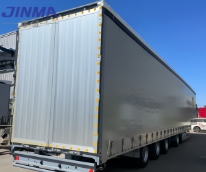 4-axis Curtain Side Semi Trailer - Curtain semi-trailer - Trailer manufacturer, semi-trailer factory, truck and dump truck...