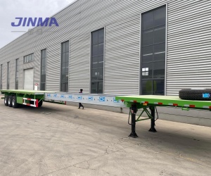 Telescopic flatbed semi-trailer - flatbed semi-trailer - Trailer manufacturer, semi-trailer factory, truck and dump truck ...