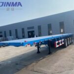 4-axis flatbed semi-trailer - flatbed semi-trailer - Trailer manufacturer, semi-trailer factory, truck and dump truck supp...