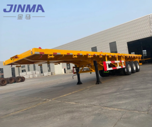 3-axle flatbed semi-trailer - flatbed semi-trailer - Trailer manufacturer, semi-trailer factory, truck and dump truck supp...