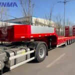 Low bed semi-trailer