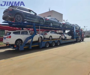3-axle vehicle transport semi-trailer - Car transport semi-trailer - Trailer manufacturer, semi-trailer factory, truck and...