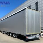 4-axis Curtain Side Semi Trailer - Curtain semi-trailer - Trailer manufacturer, semi-trailer factory, truck and dump truck...