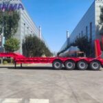 4-axis 60T low bed semi-trailer - Low bed semi-trailer - Trailer manufacturer, semi-trailer factory, truck and dump truck ...