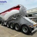 Bulk cement transport semi-trailer
